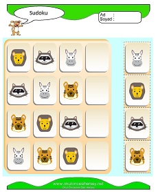 Sudoku Çocuk Bulmacaları